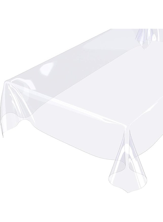 Tablecloth Transparent Rectangle Protective Cover 0.2 mm Clear 240 x 140 cm - Image 2